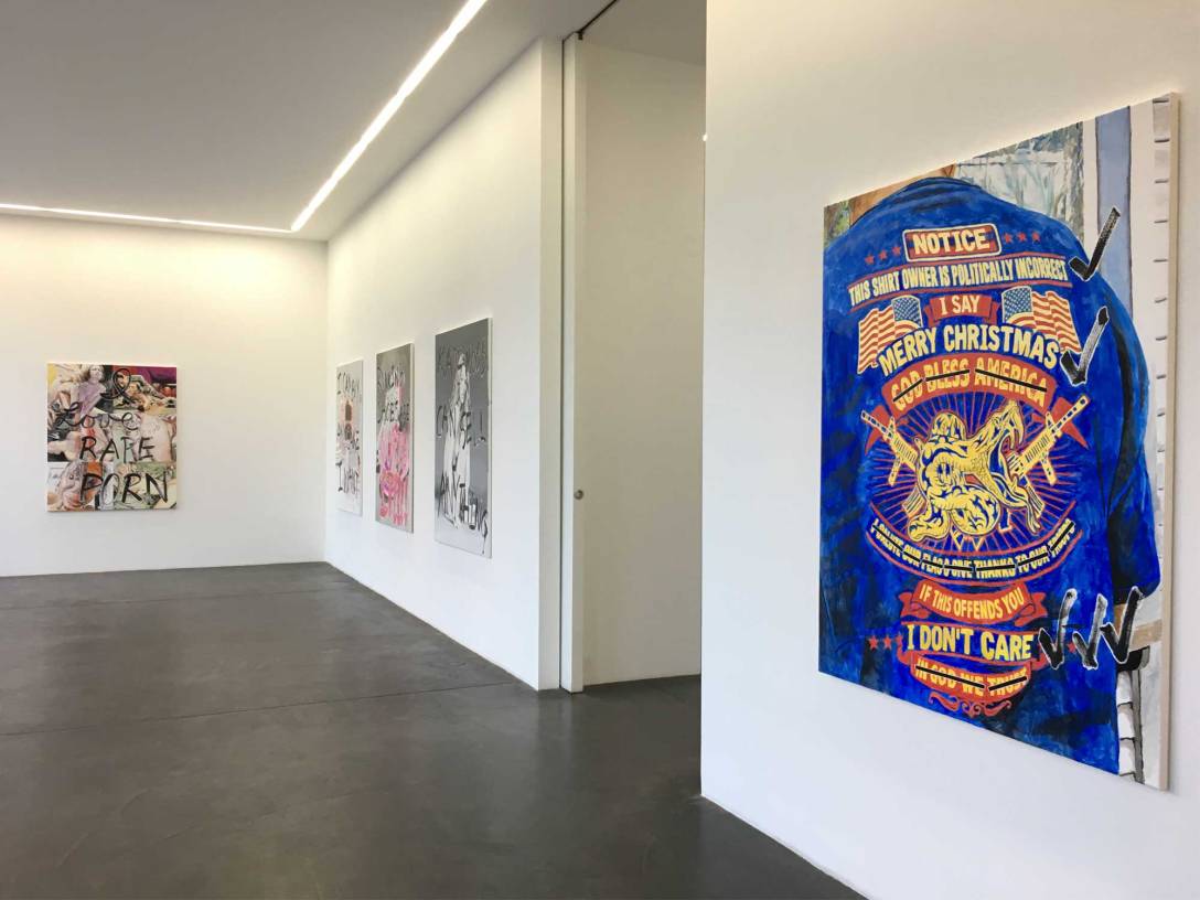 Gallery view of Christine Wang's 'Actions speak louder than fonts' at Nagel Draxler, Berlin